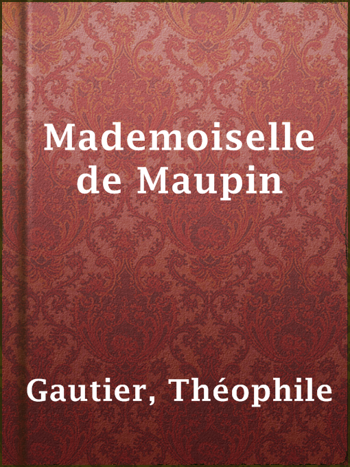 Cover image for Mademoiselle de Maupin